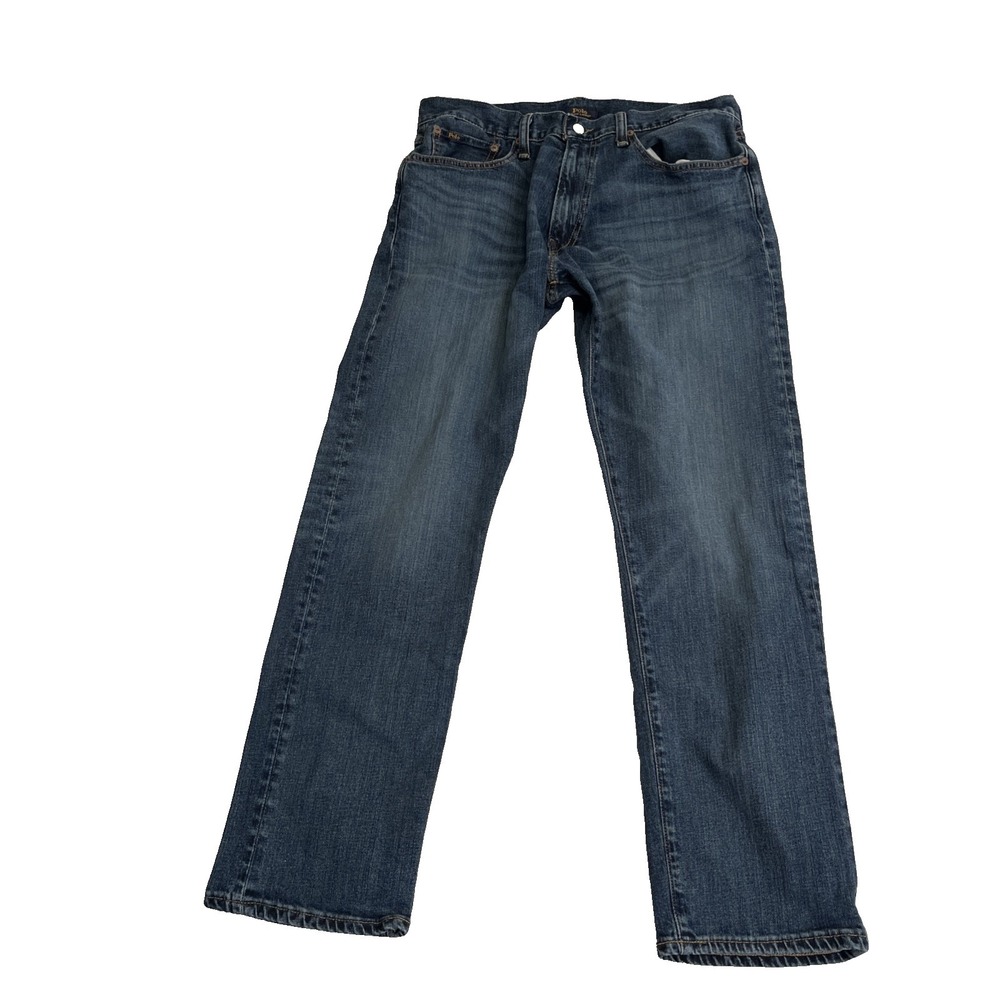 Polo Ralph Lauren Jeans Men's  Blue So 33x32  Hampton Relaxed Straight Jeans